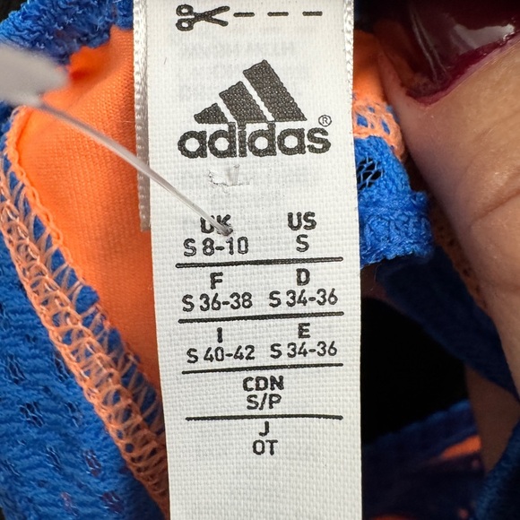 Adidas Twist Sun Tank Top Orange - Picture 7 of 11